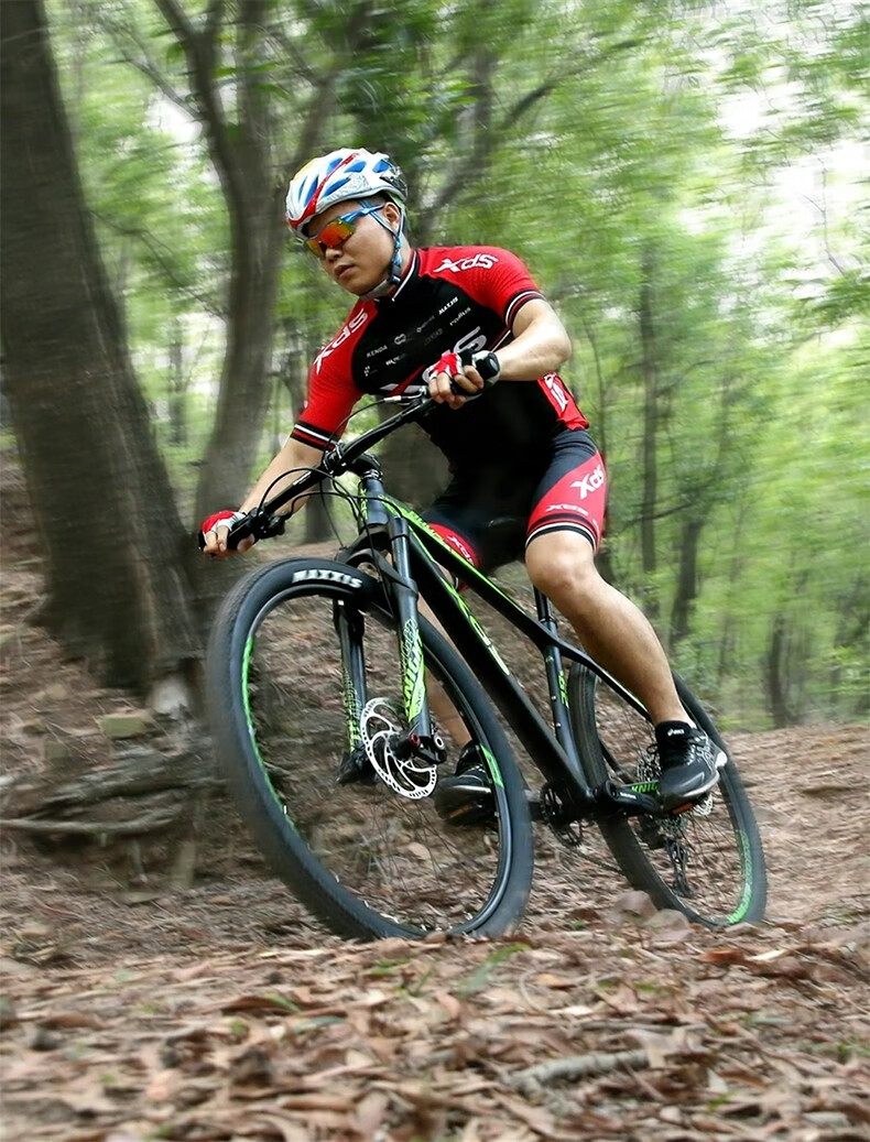 喜德盛山地自行车侠客800pro健身越野29寸山地车越野单盘12速变速 黑