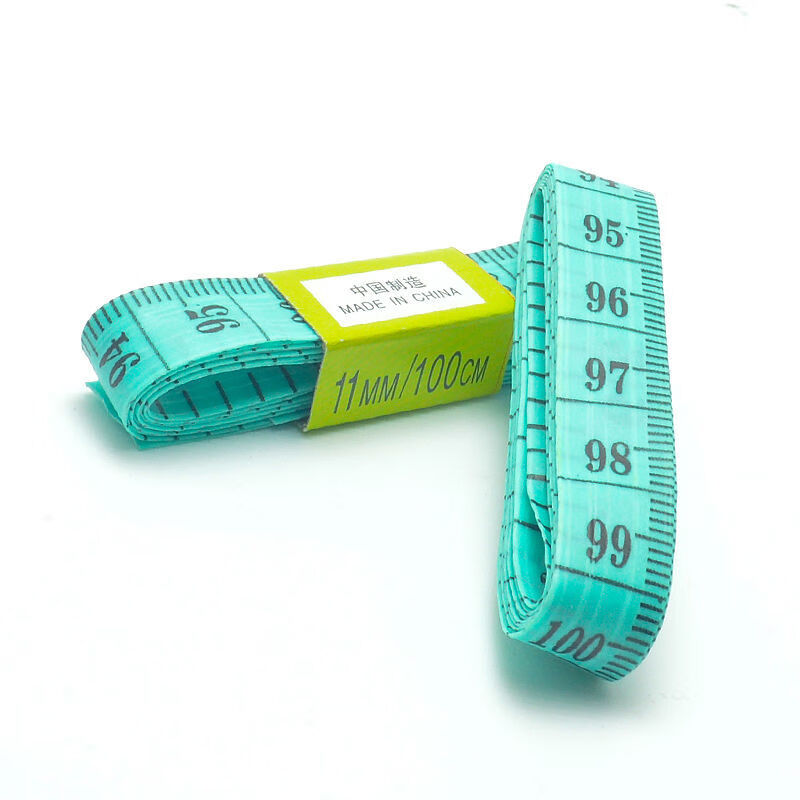 可狄 迷你双刻度皮卷尺 软尺测量三围1米100厘米量衣尺工具服装裁缝尺