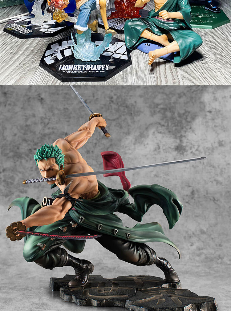 万代bandai海贼王手办zero索隆艾斯卡塔库栗路飞公仔摆件周边礼物动漫