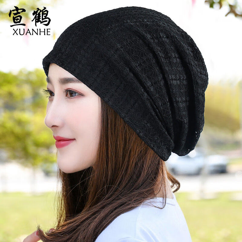 新品包头帽帽子女春夏薄款透气女薄光头帽时尚堆堆帽月子帽中老年包头