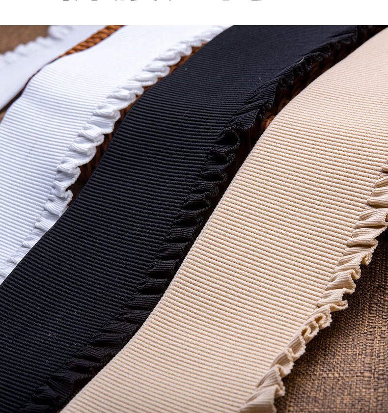 松紧带裤腰裤腰高腰辅料6cm褶皱花边松紧带diy配饰裙子宽弹力加宽加厚