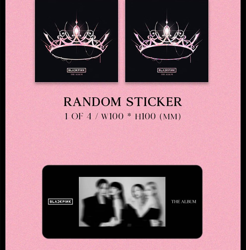 正版唱片blackpink粉墨新专辑thealbumcd光盘写真版本1版本2