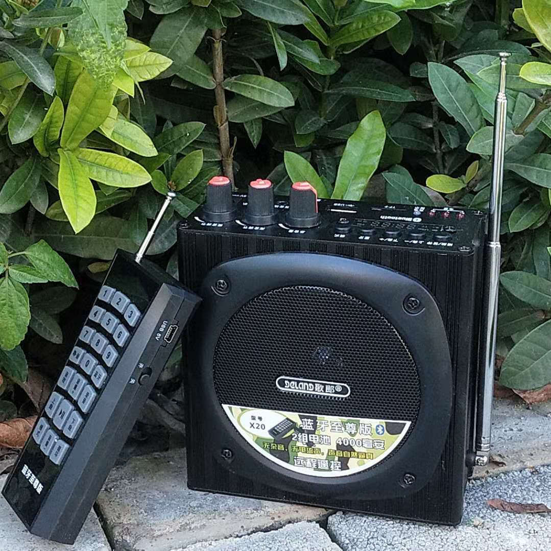 竹鸡扩音器户外扩音器野竹鸡播放器大功率叫鸟器机远程遥控多媒体声卡