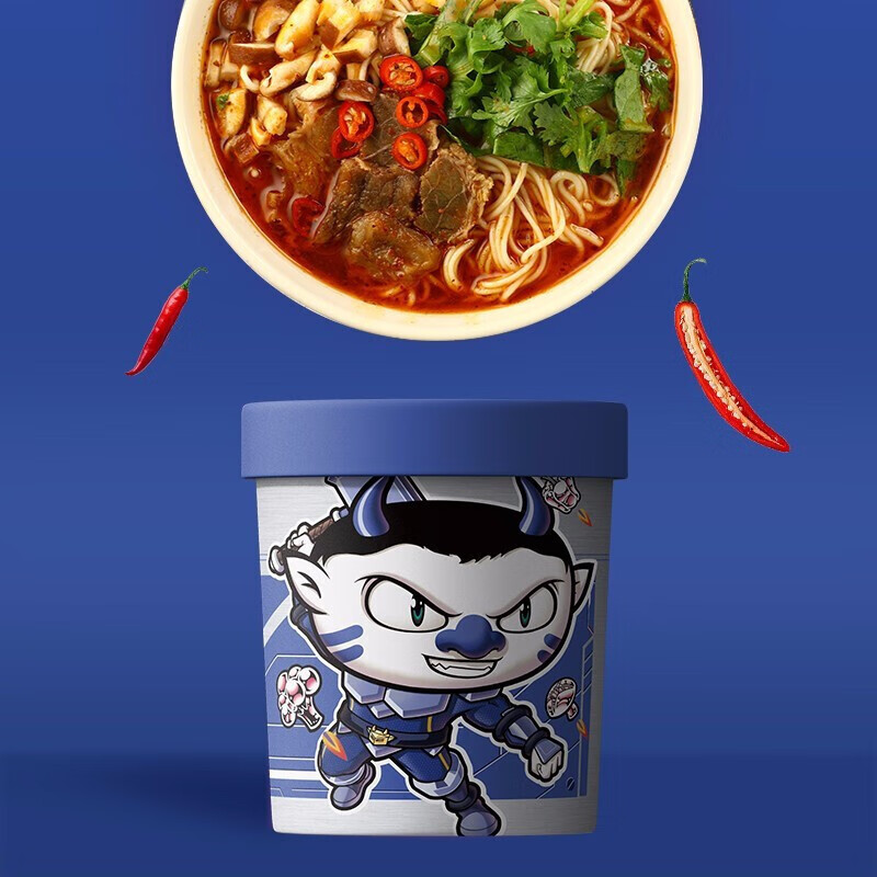 食族人螺蛳粉202g*6桶整箱装 麻辣米粉米线粉丝酸辣粉食人族爆肚粉