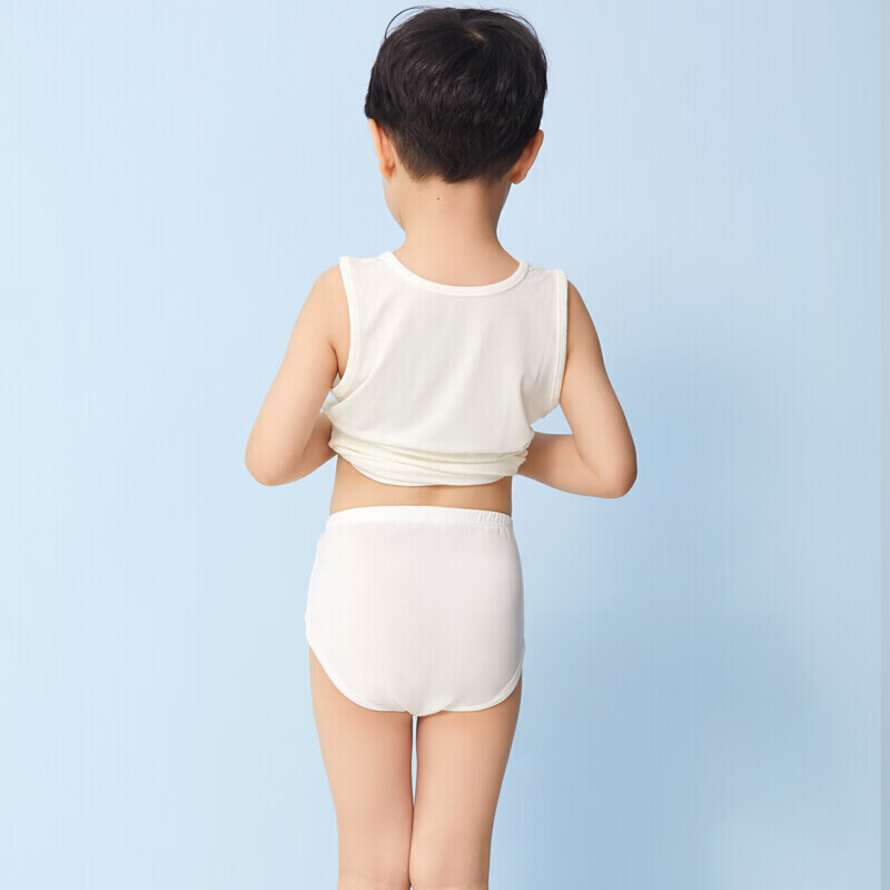 Aimer Kids Boy's Mid-waist Briefs 2 PCS Modal Stars Print AK2220311