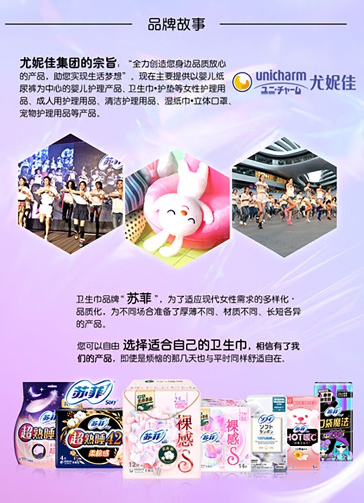 106019-【特惠】苏菲(Sofy)卫生巾姨妈巾日用夜用套装批发日夜组合装 日用45片+夜用14片+加长夜用4片-详情图