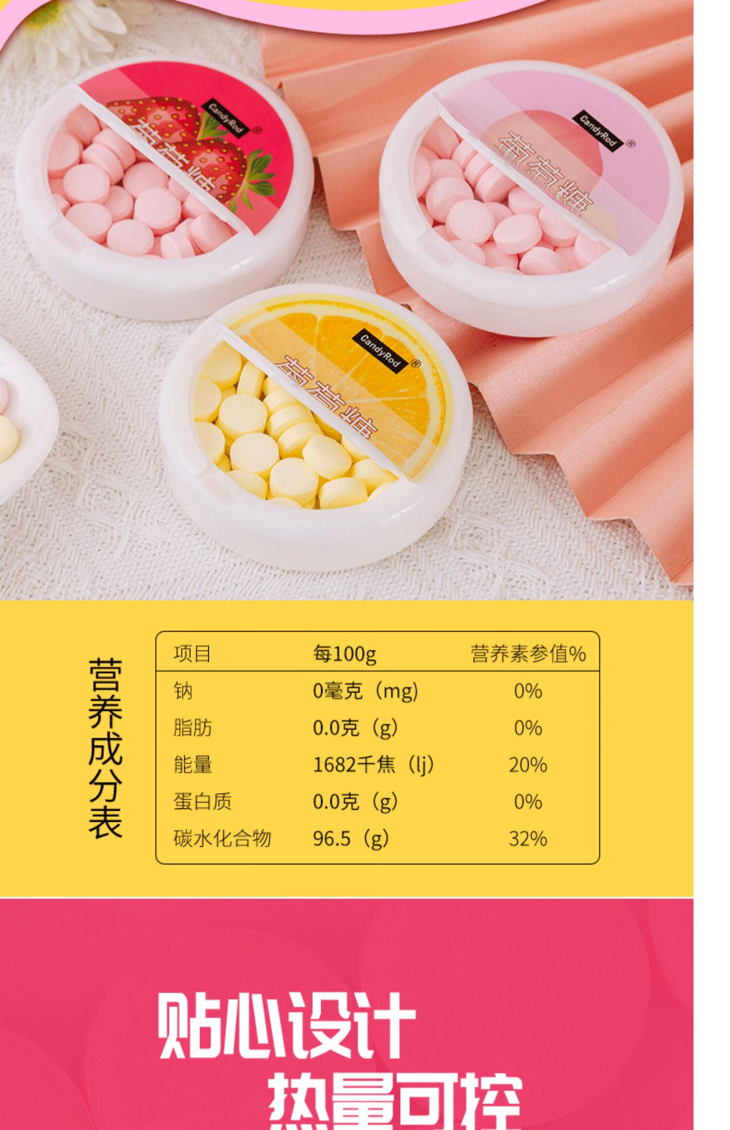 低血糖糖果常备头晕糖葡萄糖便携补充能量防晕小零食酸甜柠檬味1盒