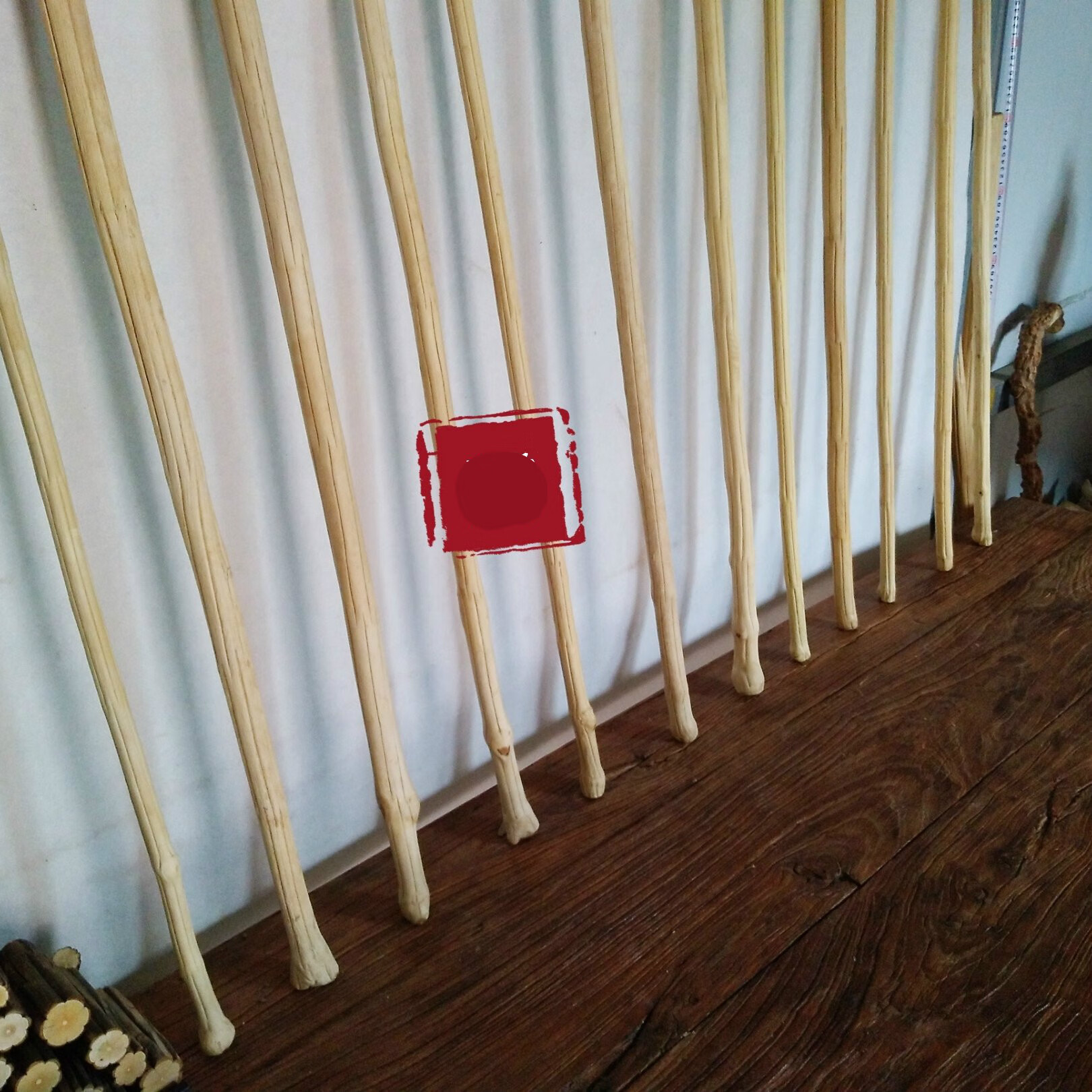 五台山降龙木手杖六道木拐杖降龙六道木拐棍登山杖把玩禅杖一物一拍sn