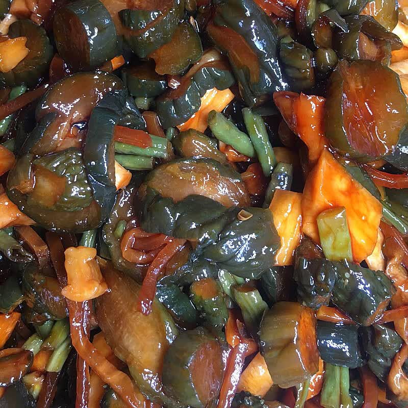 东北特产东北咸菜 酱八宝咸菜 酱八宝菜 酱菜下饭菜 一份500g !