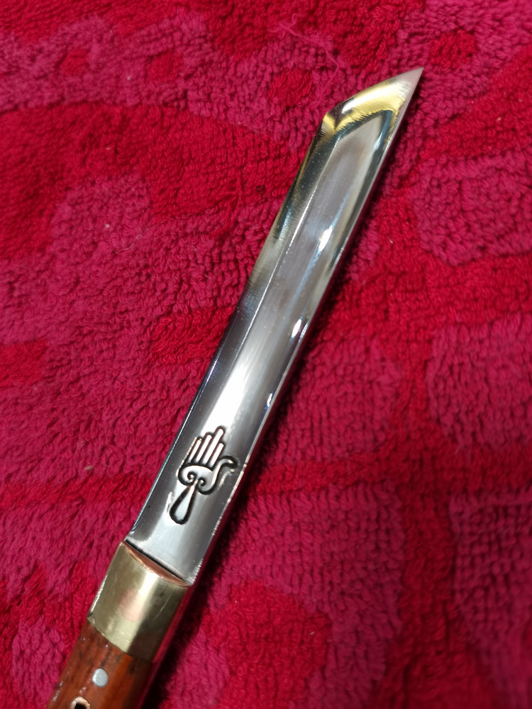 保安族手工刀 保安族纯手工鸳鸯刀双刀吃肉小刀情侣刀【图片 价格