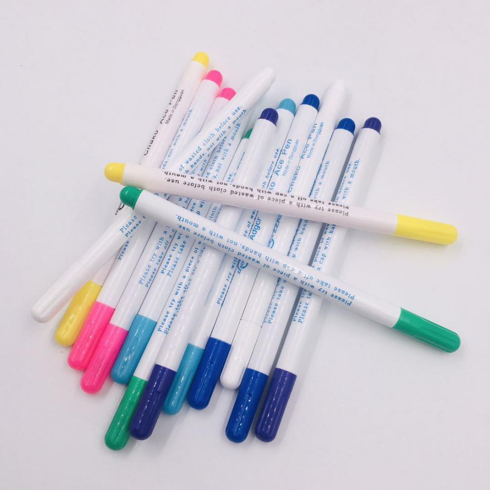 气消褪色笔 服装布艺裁剪水溶水消笔 十字绣拼布diy自动消失笔 白色5