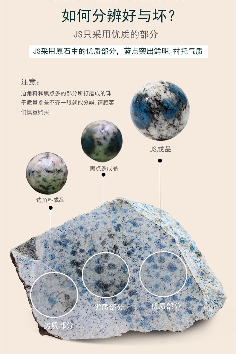 爱优美k2能量石蓝铜矿手链天然水晶宝石稀有男女款孔雀疗愈石花岗岩