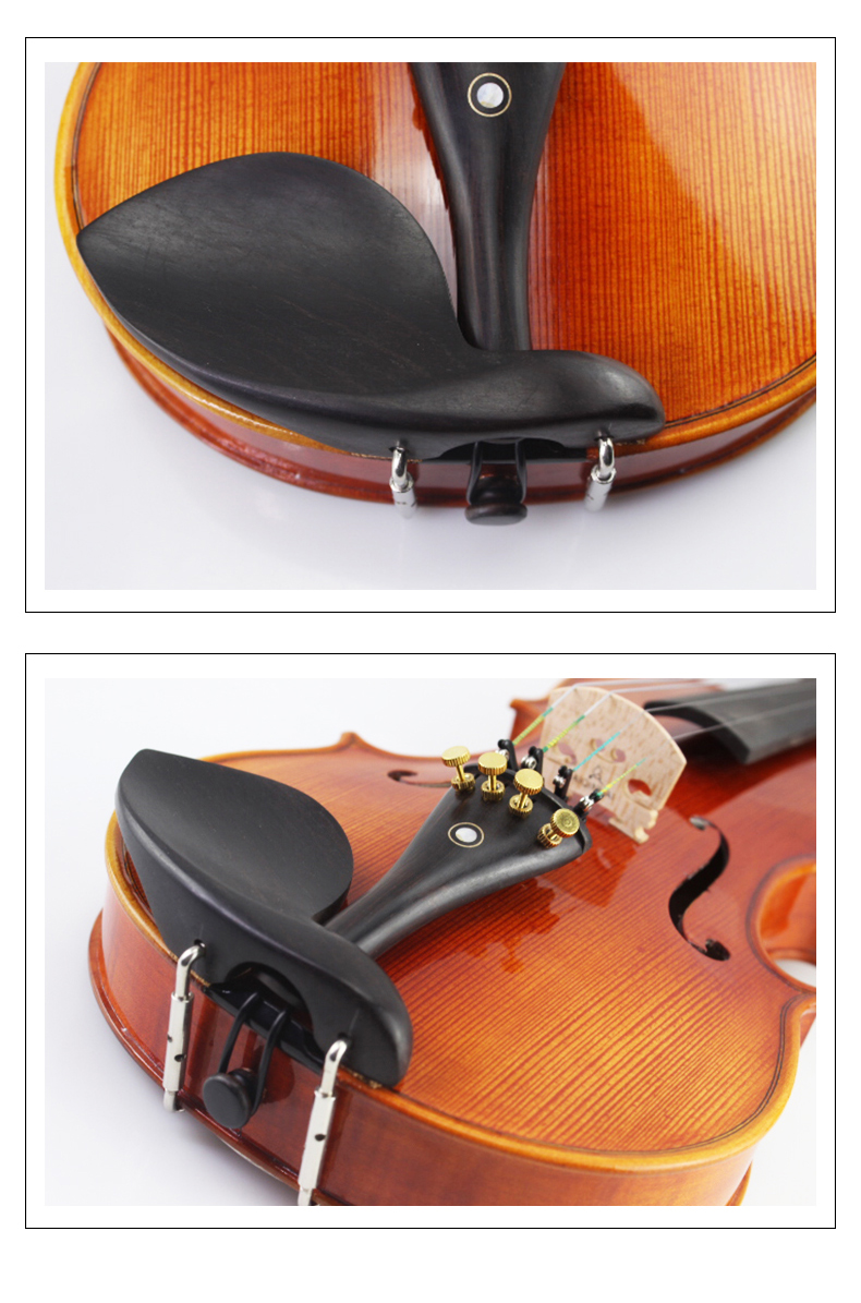 小提琴腮托配件腮托垫琴托腮拖12348乌木腮拖onevanb款乌木12适合12小