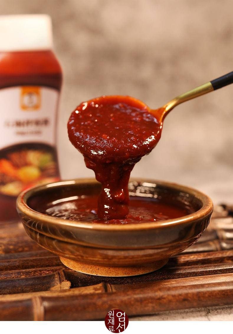 晨臻 米村拌饭酱石锅拌饭酱甜辣酱风味料理辣椒酱下 石锅拌饭酱350g