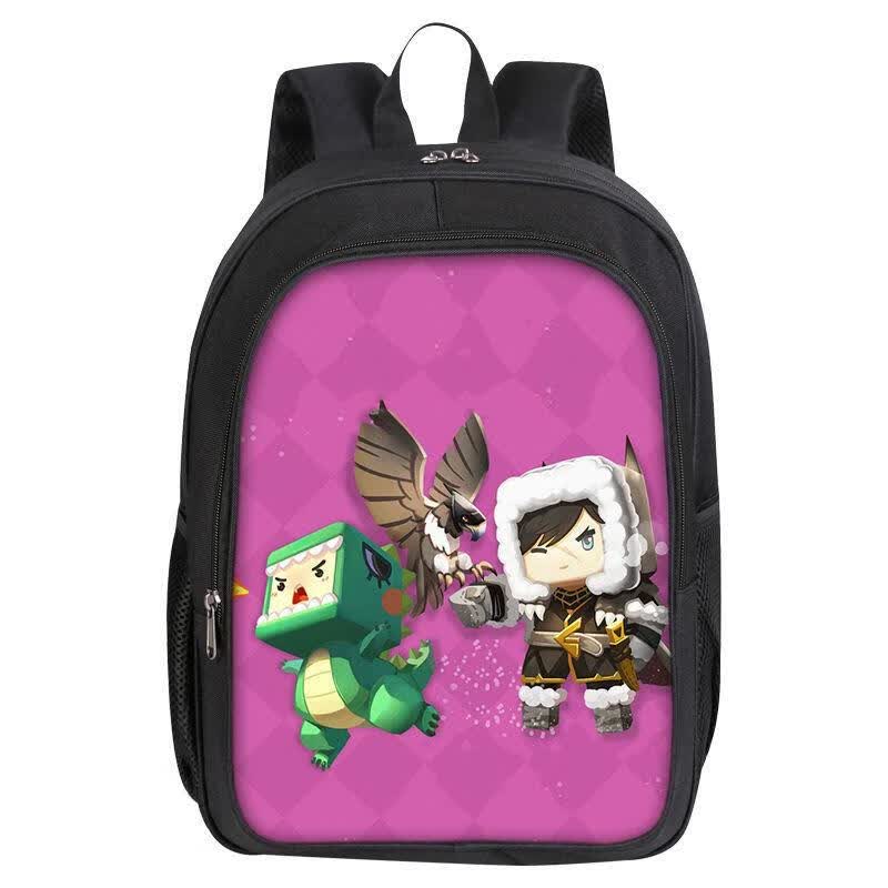 京品优选迷你世界卡通游戏周边儿童书包小学生双肩包男女孩初中一二三