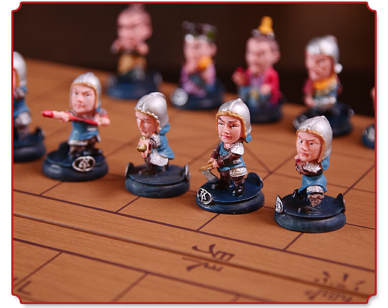 赟娅中国象棋三国立体人物象棋中国风特色创意游戏棋卡通玩偶q版人物