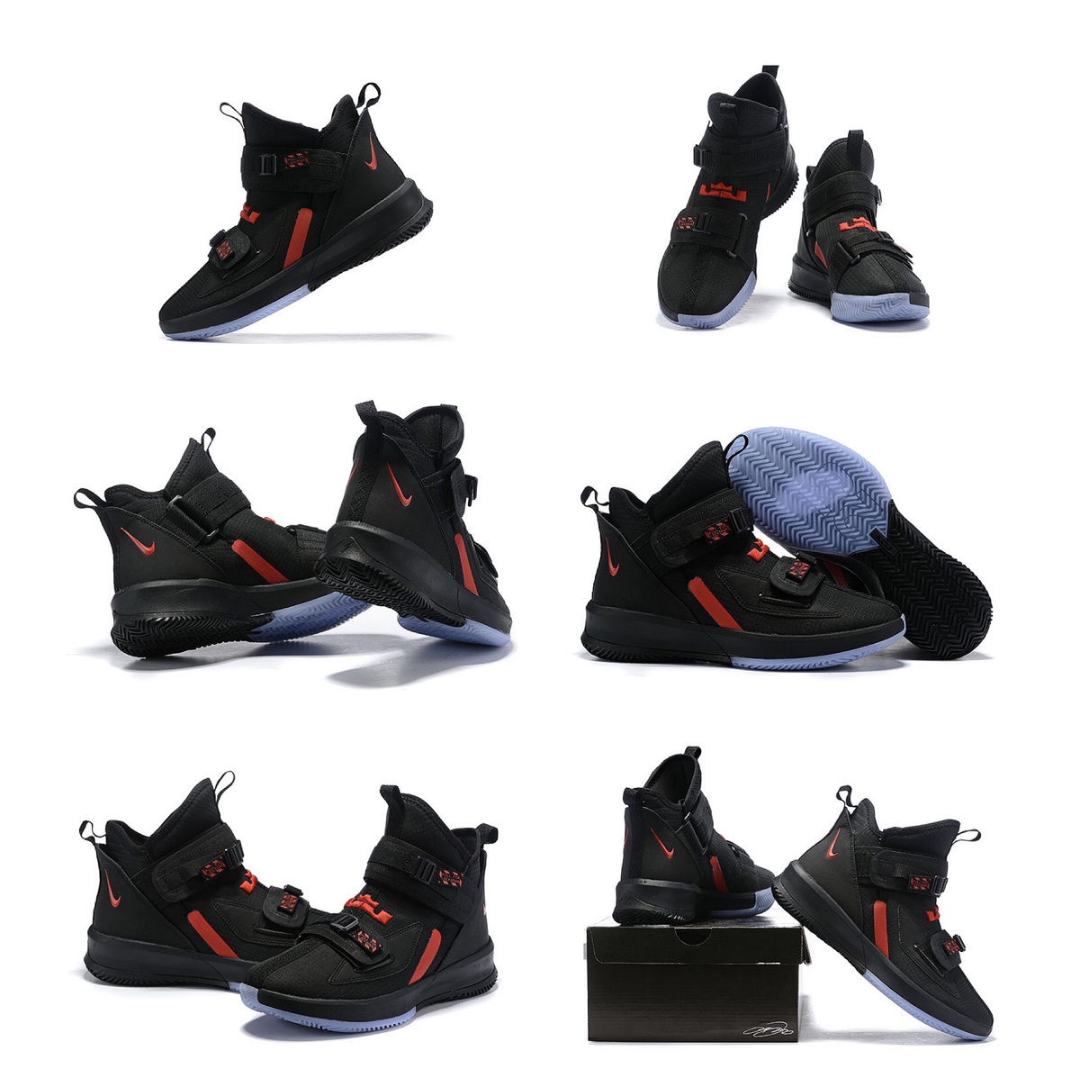 【官方旗舰店】lebron soldier13士兵13代篮球鞋 学生实战气垫男子