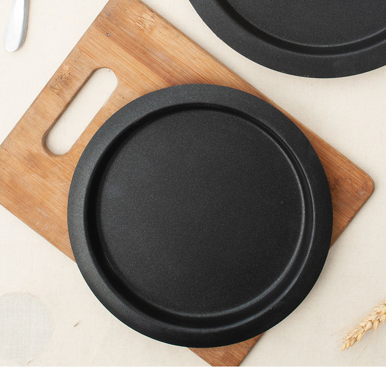 韩式炭火烧烤盘商用特色烤盘餐厅鸡蛋糕烤盘韩国烤肉盘烤肉锅不粘