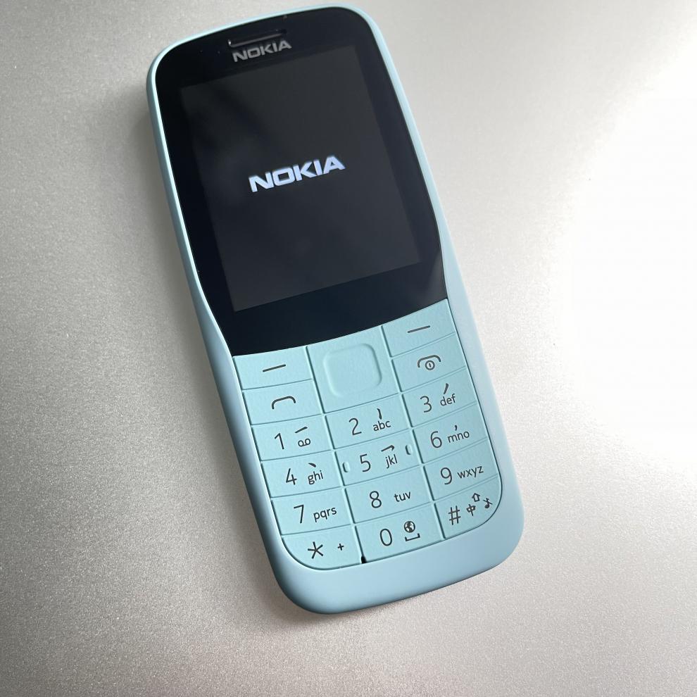 nokia/诺基亚 220 4g通移动联通电信老年人手机学生功能机 215蓝绿色