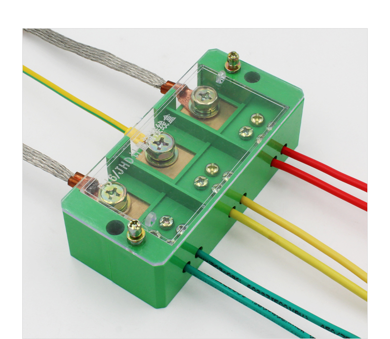 舒森分线盒二进八出接线端子排电线接线器家用明装220v单相零火并线器