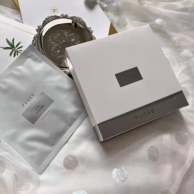 mostlytiny冰岛面膜pugee冰岛地衣极光面膜mos冻干粉pugee寡肽修复