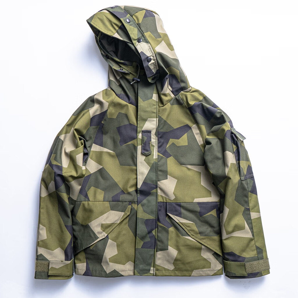 美国ecwcs一代战术m65风衣外套l3防风防水 瑞典m90迷彩 s-s【图片