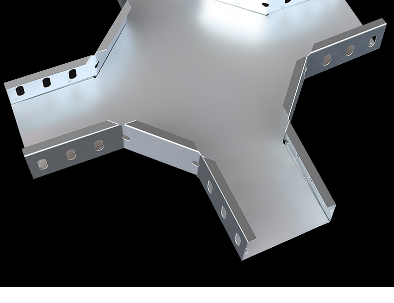 耐坚桥架线槽弯头上弯下弯三通左下弯桥架弯头定做水平三通10075