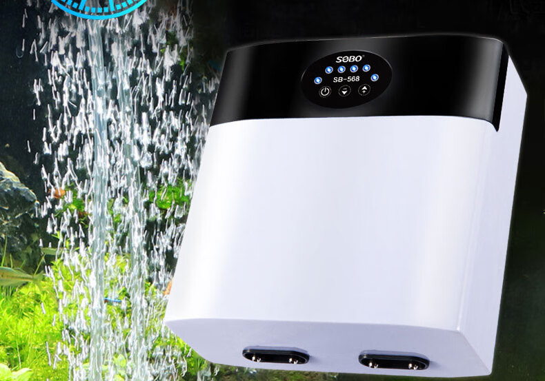 氧气泵充电增氧泵锂电池usb小型便携式 户外钓鱼养鱼打氧机 168单孔带