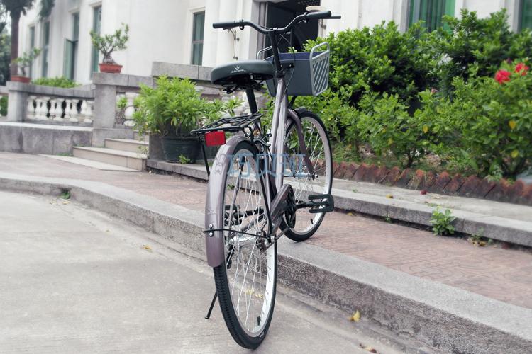 贵族自行车贵族自行车24寸女式单速城市轻便学生自行车单车十大品牌银