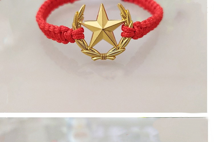 预售年后发货壳工艺品领花手链领花编织手链军恋礼物军嫂礼物领花手饰