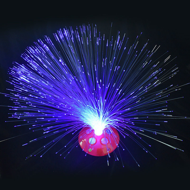 光纤灯爱心带花款满天星玫瑰花满天星七彩满天星变色闪光灯室内装饰品