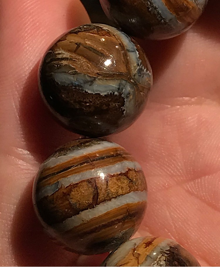 顶盈万年猛犸手串猛犸臼齿单圈牙化石文玩配饰手链干