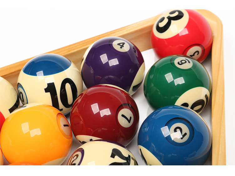 m球中球台球黑八台球子美式国标大号57mm桌球16彩黑八桌球子标大号