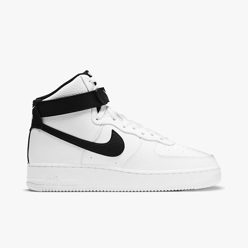 耐克男鞋air force 1 high黑白空军一号af1高帮男子休闲板鞋 ct2303