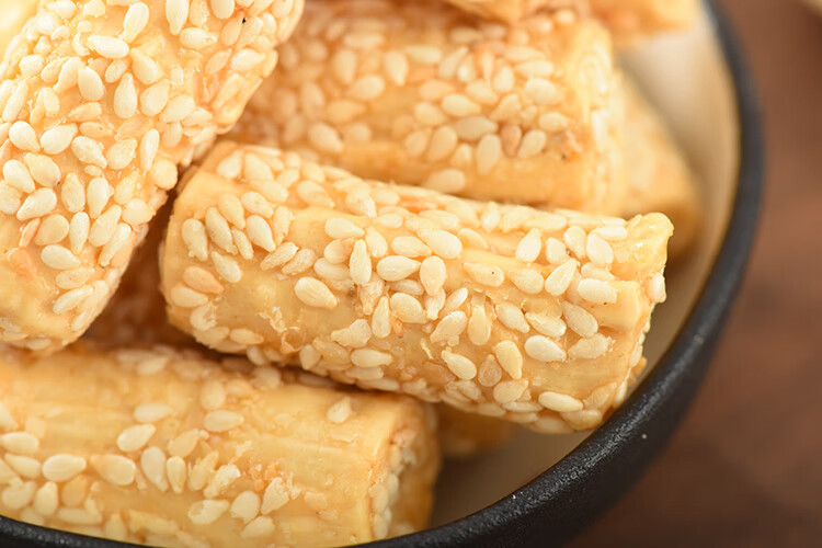 四川特产麻糖 70g*10袋 老程l华芝麻杆麦芽糖芝麻棒麻糖成都传统小吃