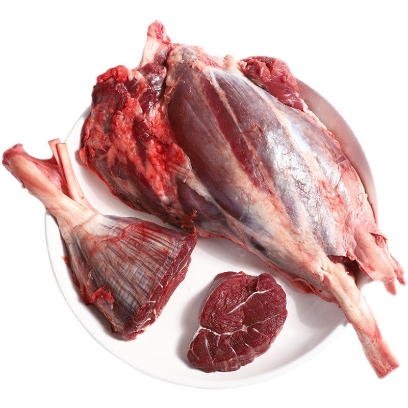 牛肉新鲜现杀5斤牛腱子肉原切黄牛腿烧烤肉食材批发
