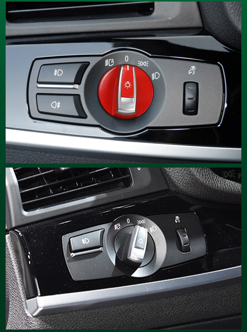 适用宝马5/7系大灯开关面板按键x3x4灯光控制器f18 523 525 528li