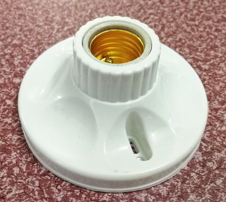 家用灯头螺口e27防水灯口防水灯头led灯泡加厚节能吊灯头陶瓷灯座