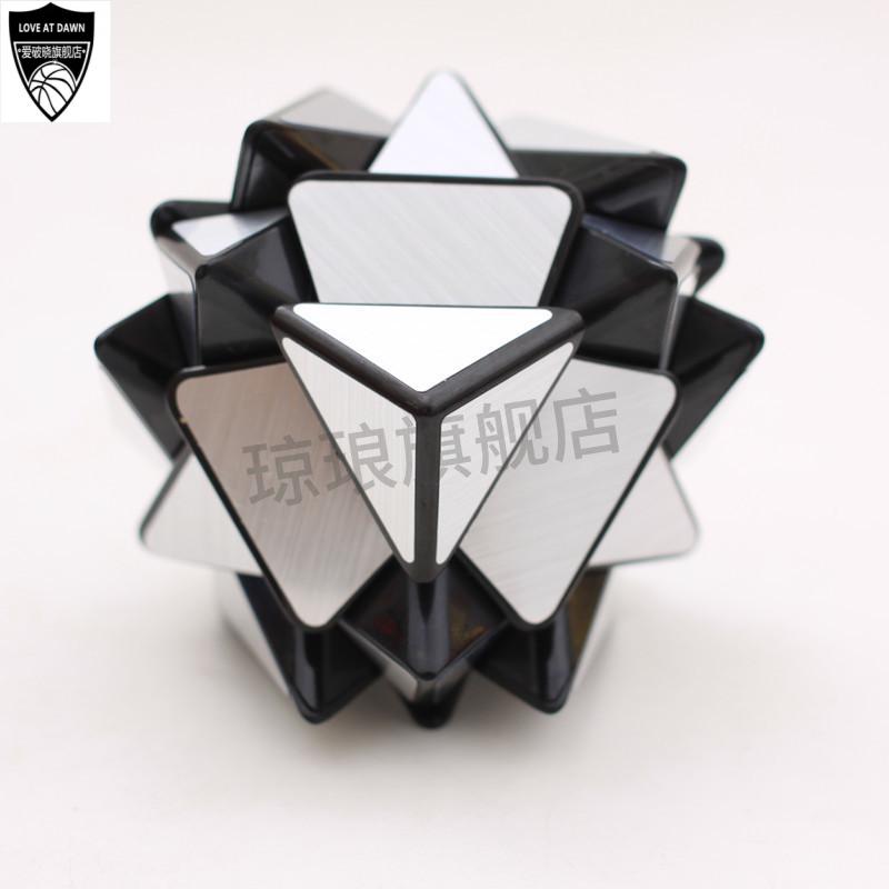 鬼魔魔方zcube星空鬼魔图案三阶异形顺滑涂鸦魔方超难三阶异形魔方3阶