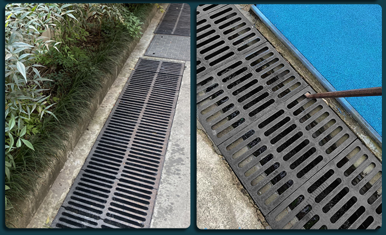 球墨铸铁下水道盖板排水沟盖雨水沟盖板水沟雨篦子水篦地沟铁井盖免费