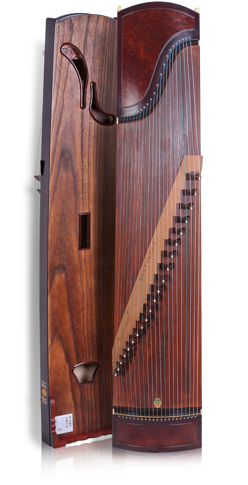 敦煌古筝 698o-a 暗香疏影 敦煌牌阔叶黄檀木古筝素面考级演奏民乐器