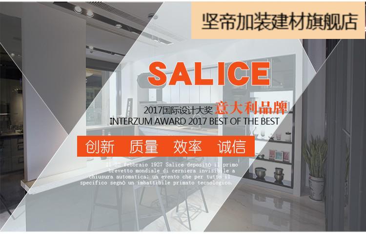 坚帝定制意大利萨郦奇铰链原装进口salice阻尼铰链橱柜门五金衣柜液压