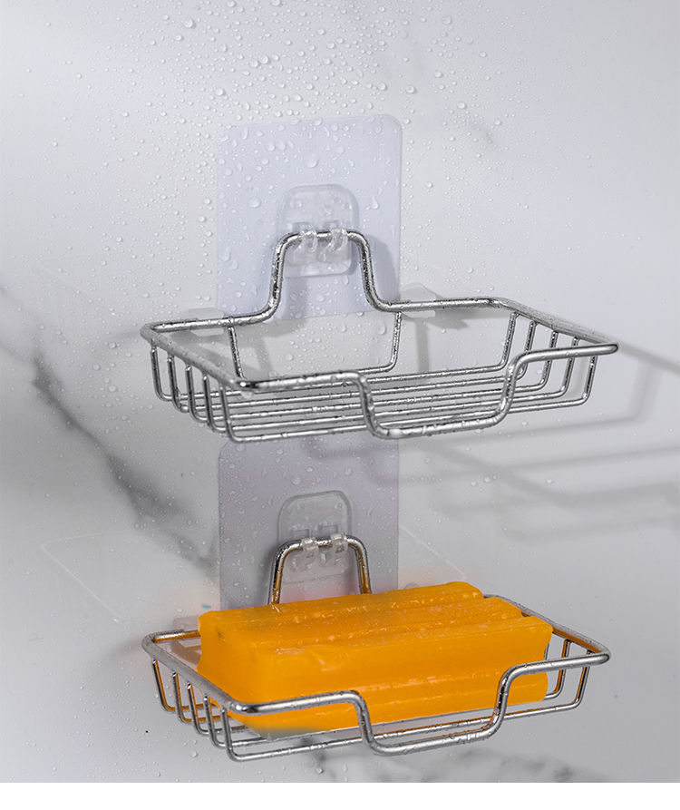 精选直发拍三件一件夏天浴室墙上香皂架卫生间沥水置物架洗肥皂架子