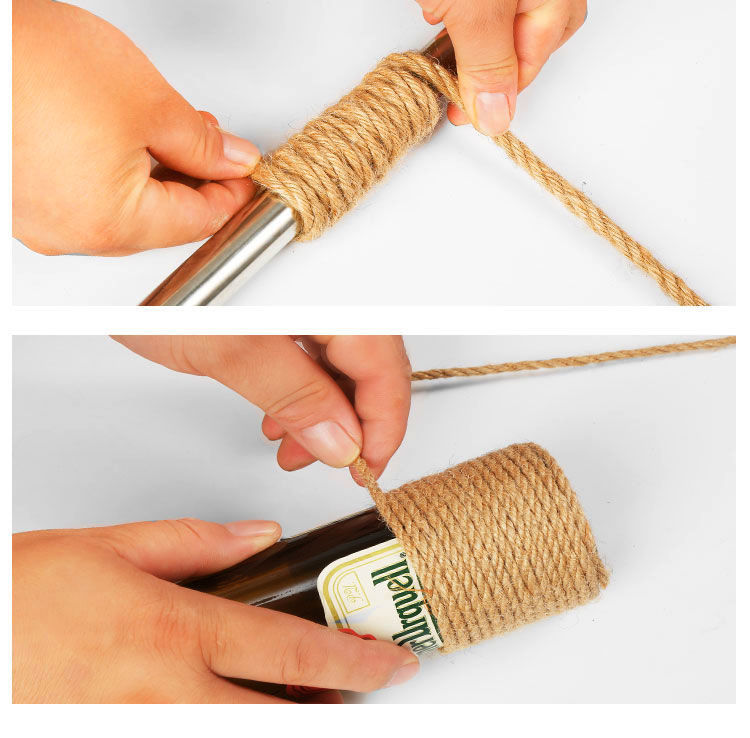 其六麻绳绳子装饰品手工编织捆绑绳线网细粗diy材料编制彩色复古风绳6