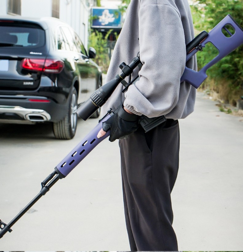 精选新品京东首发捷鹰svd两用软弹枪尼龙拉栓抛壳awm成人巴雷特儿童