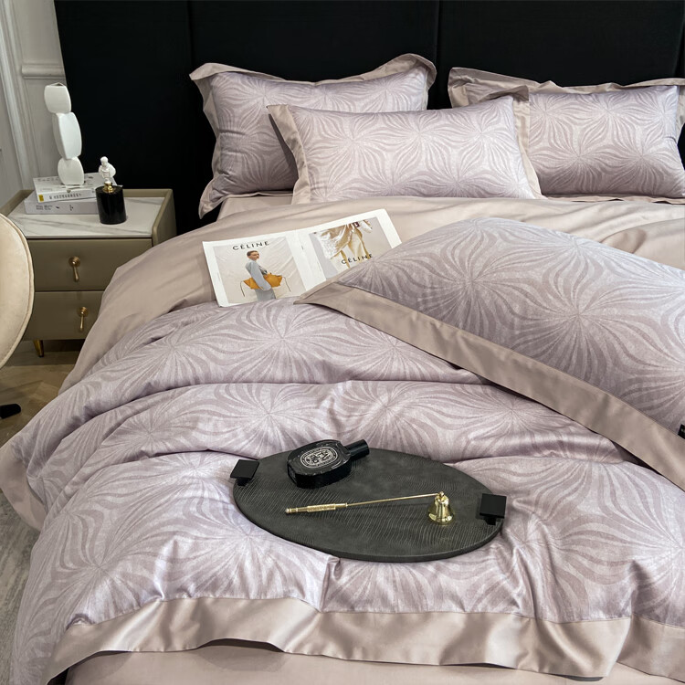 【闪电发货】达芬奇家纺 欧式轻奢200支匹马棉四件套100全棉床单被套