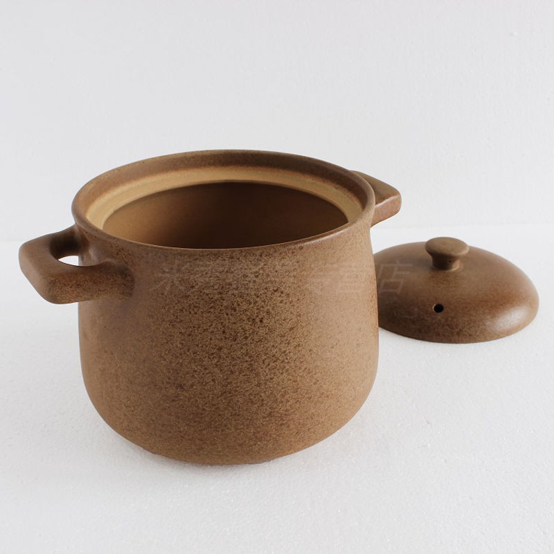 宏科华山西平定土砂锅高岭土煲汤锅家用陶瓷炖锅明火耐高温煮肉沙锅