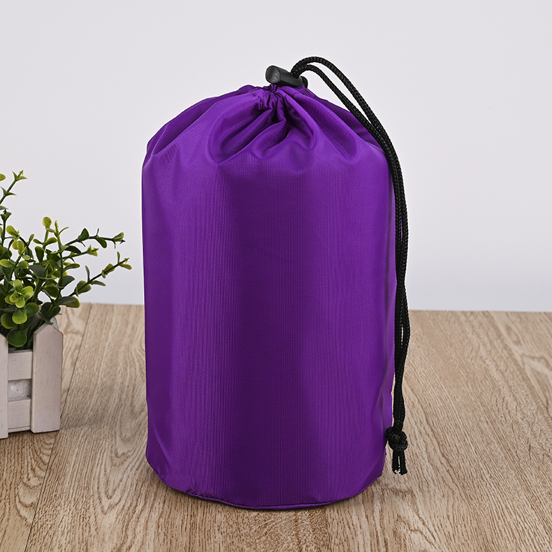 羽绒服收纳袋防水尼龙束口袋圆筒抽绳袋旅行整理袋收