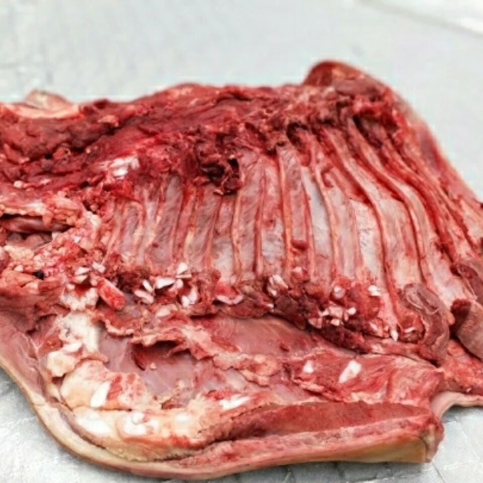 贵州现杀土黄牛肉新鲜带皮小黄牛勒条肉带皮肉5斤装2500g