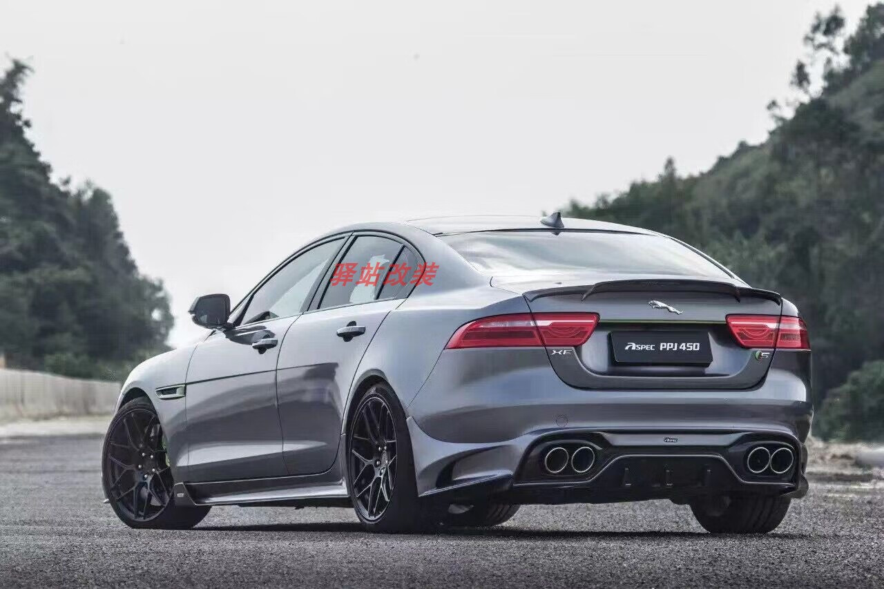 适用于捷豹xel尾翼改装aspec款碳纤维专车专用小尾翼改装件免打孔